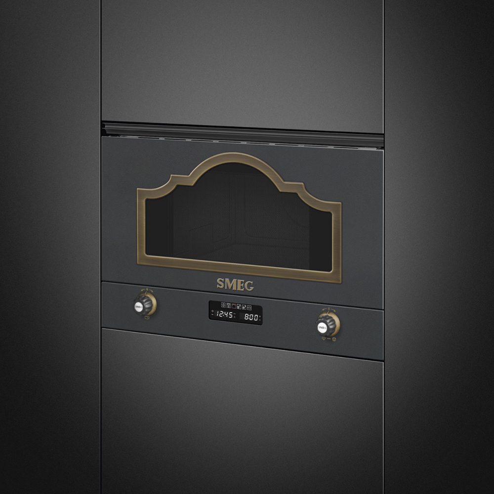 Lò vi sóng kèm nướng Smeg Cortina MP722AO – ảnh 5