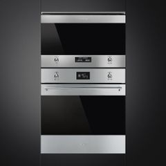 Lò vi sóng kèm nướng Smeg MP322X1 Classica âm tủ ảnh 5
