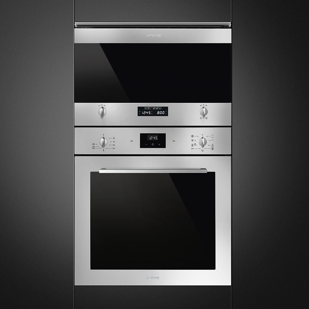 Lò vi sóng kèm nướng Smeg MP322X1 Classica âm tủ – ảnh 4
