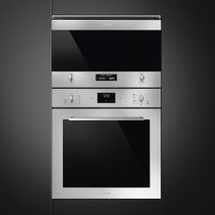 Lò vi sóng kèm nướng Smeg MP322X1 Classica âm tủ ảnh 4