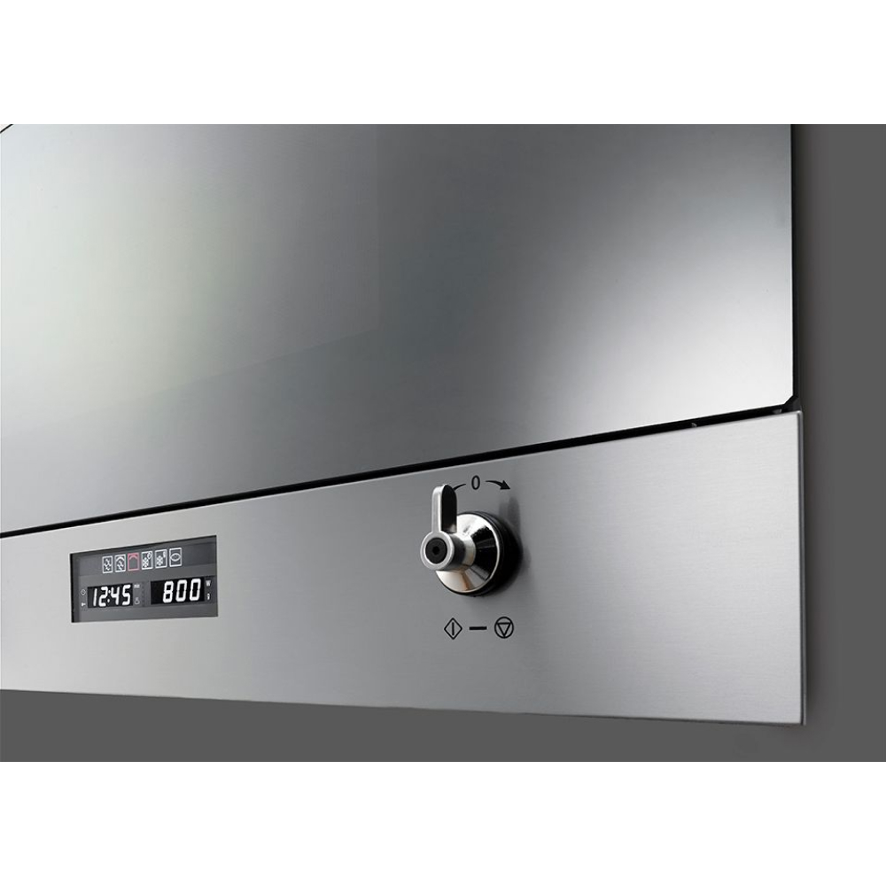 Lò vi sóng kèm nướng Smeg MP322X1 Classica âm tủ – ảnh 3