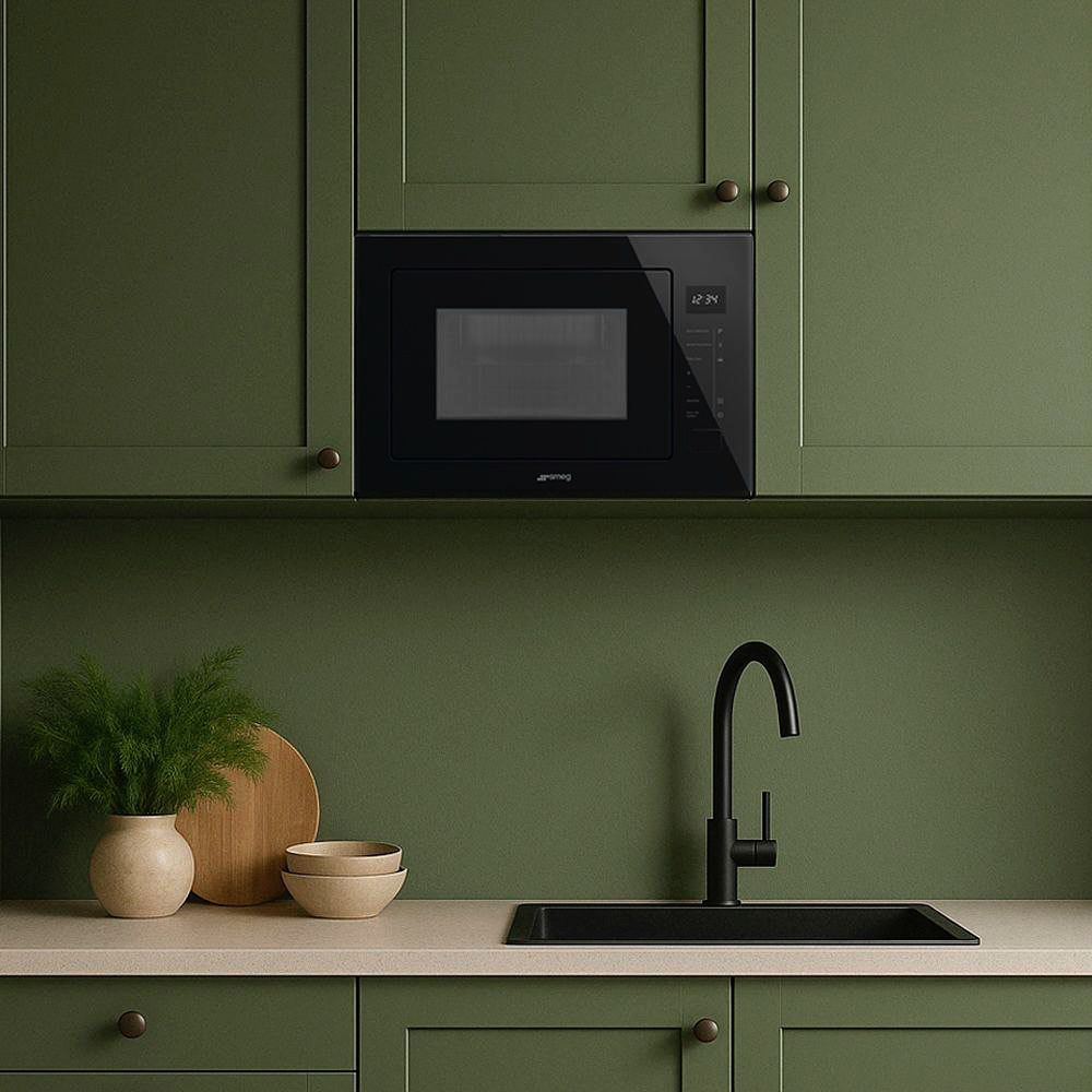 Lò vi sóng kèm nướng Smeg FMI025B3 Universale âm tủ – ảnh 4