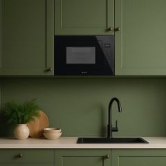 Lò vi sóng kèm nướng Smeg FMI025B3 Universale âm tủ ảnh 4