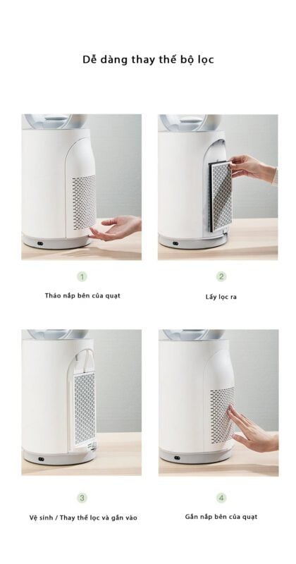 Lọc bụi thay thế quạt không cánh Keheal A3, Keheal A4, Keheal A4 Pro Xiaomi – ảnh 8