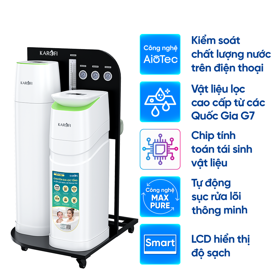  Lọc Tổng Trung Tâm Cao Cấp Karofi KTF - 888 