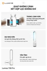 Quạt không cánh Lumias T08 Pro quạt không cánh lọc không khí ảnh 3