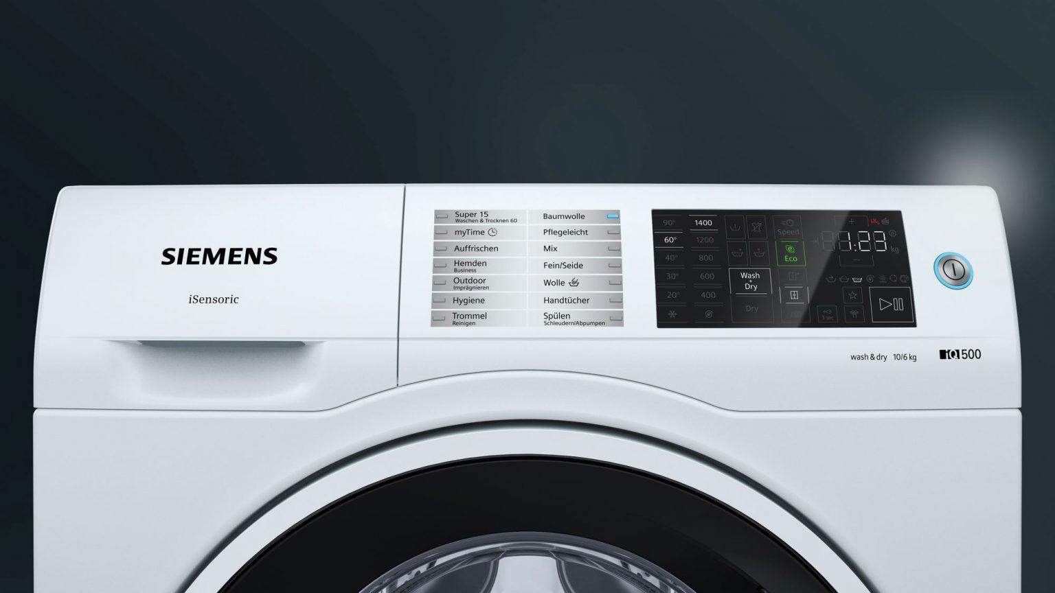 Máy Giặt, Sấy Quần Áo Siemens IQ500 WD14U510 10/6Kg – ảnh 4