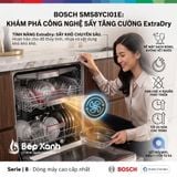  SMS8YCI01E | Máy rửa chén Bosch độc lập series 8, đỉnh cao, sấy Zeolith 