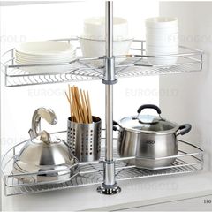 Mâm xoay 180 độ Eurogold EP180A - Inox SUS304, 80cm