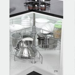 Mâm xoay 270 độ Eurogold EP270A - Inox SUS304, 80cm