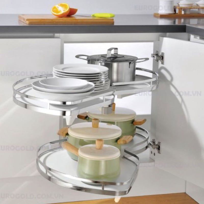 Mâm xoay lá Eurogold M0202L - 90cm, trái