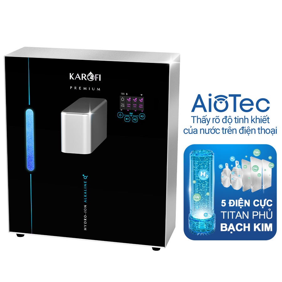 Máy chuyển đổi Hydro-ion kiềm Karofi KAE-S18