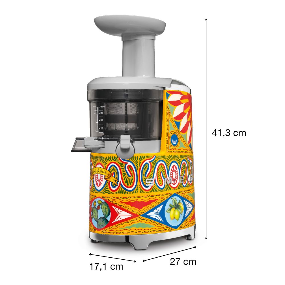 Máy ép chậm SMEG SJF01DGUK & Dolce&Gabbana Sicily Tình yêu của tôi – ảnh 5