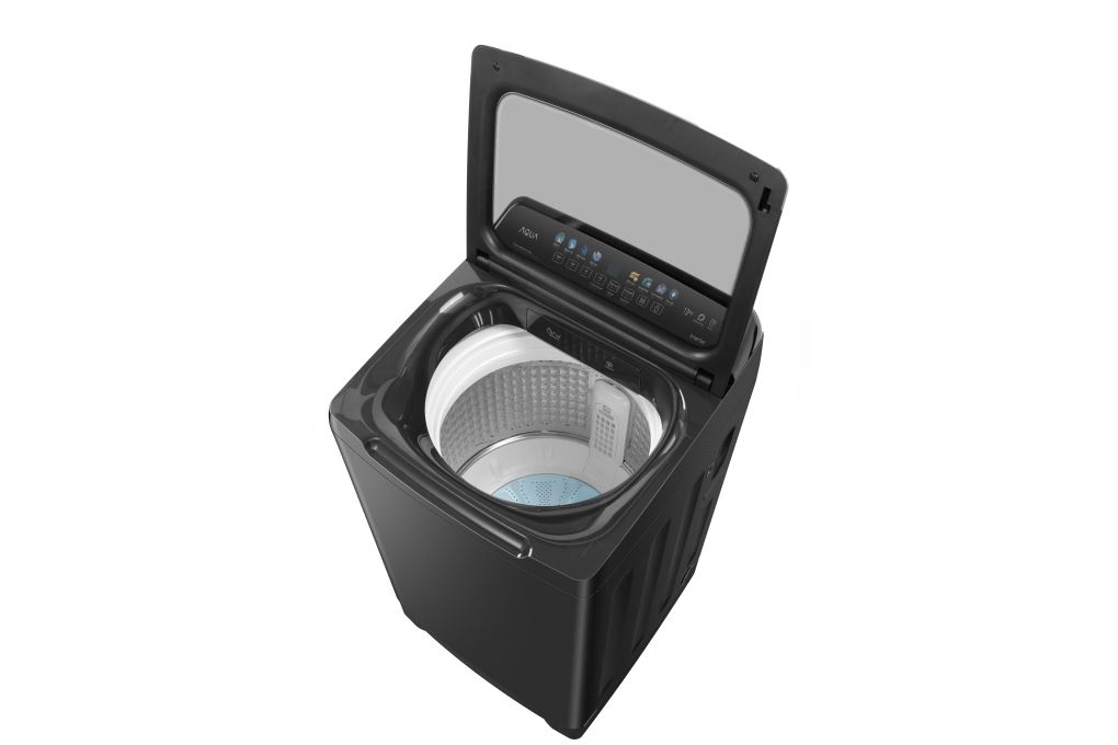 Máy giặt Aqua AWM13-B2158L(B) - bảng điều khiển và tiện ích Máy giặt Aqua AWM13-B2158L(B) - bảng điều khiển và tiện ích