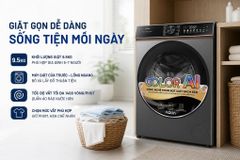 Máy giặt Aqua Inverter 9.5 kg AW95-BP4657M(B) ảnh 2