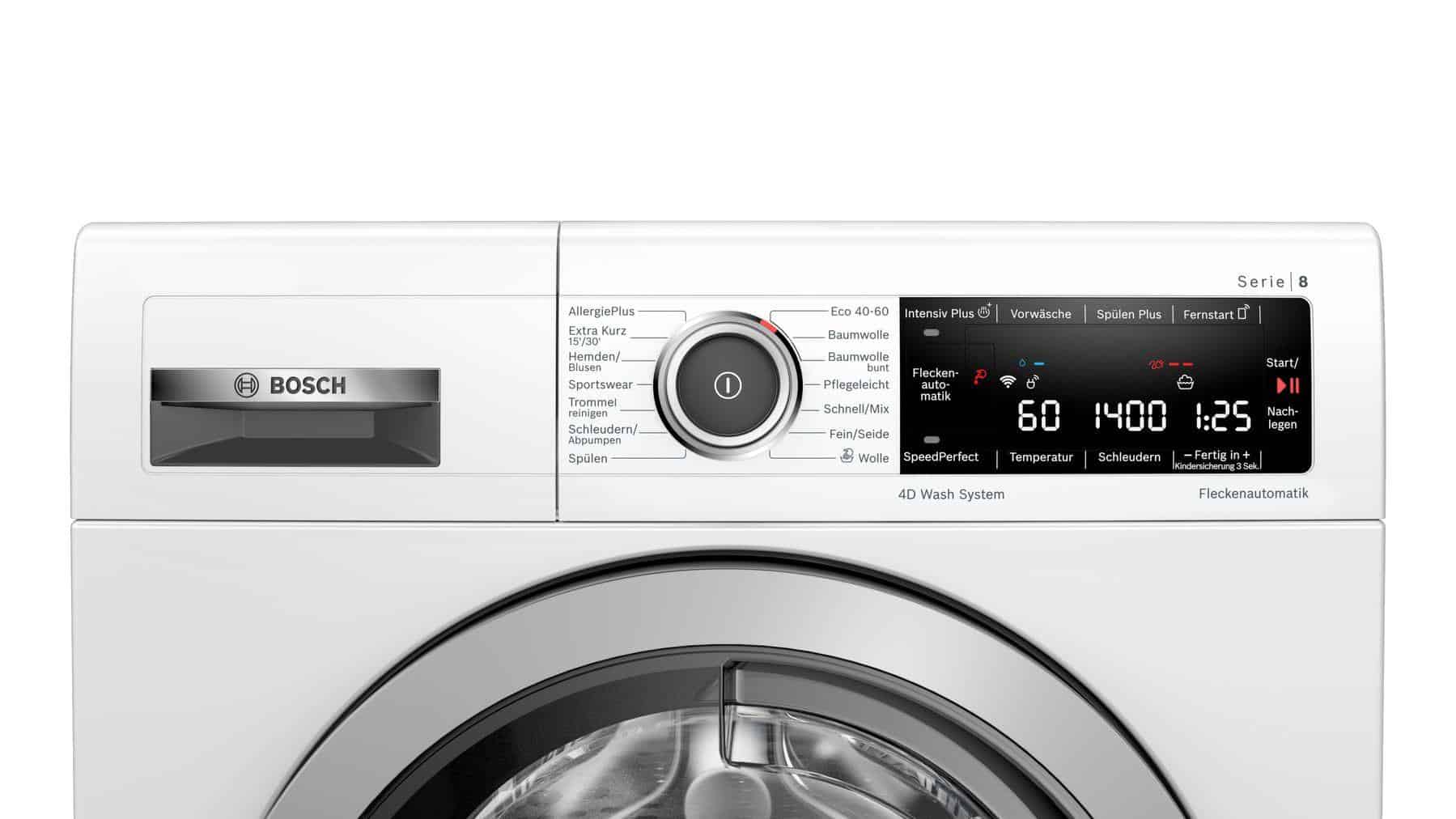 Máy giặt Bosch WAX28M42 Cửa Trước 9Kg Series 8 – ảnh 1