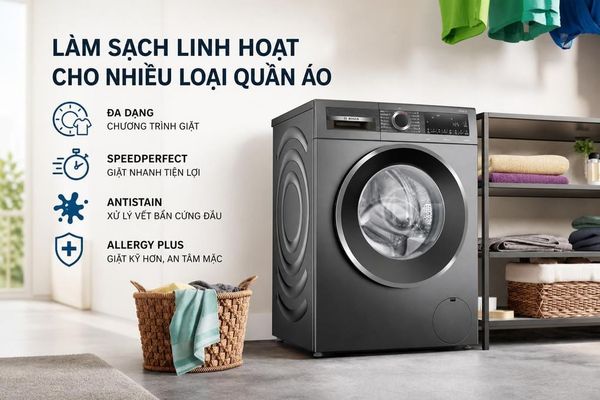 Máy giặt Bosch WGG25401SG Inverter 10 kg