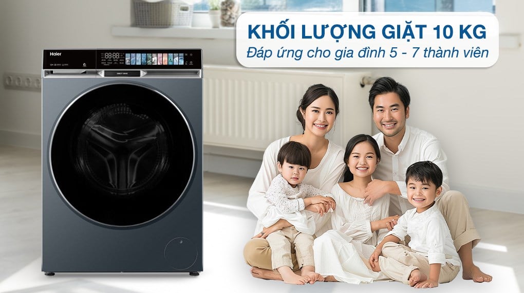 Máy giặt Haier X9 Inverter 10 kg HW100-BD14387GNU1 – ảnh 3