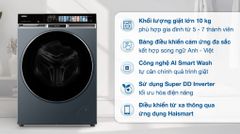 Máy giặt Haier X9 Inverter 10 kg HW100-BD14387GNU1