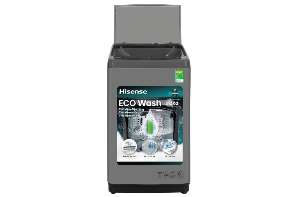 Máy giặt Hisense 8 kg WTZQ8012UT – ảnh 3