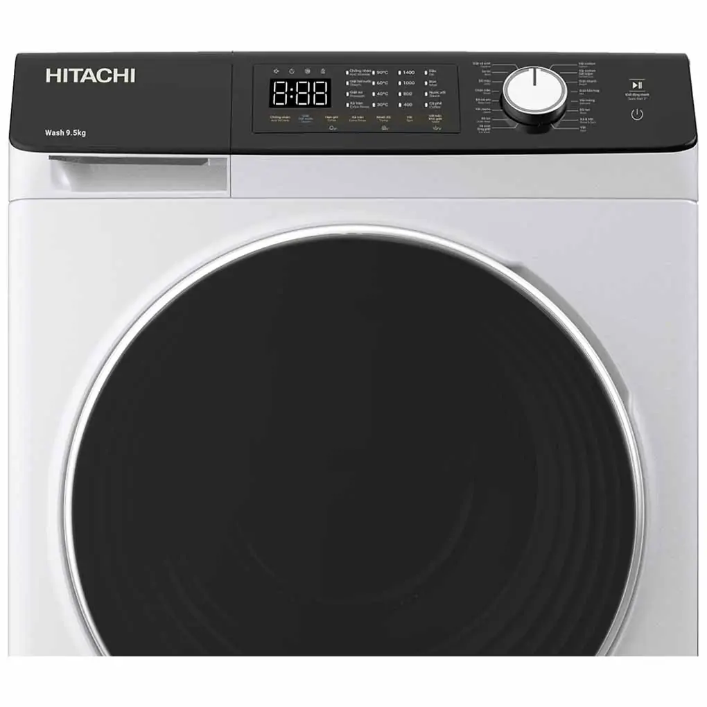 Máy giặt Hitachi Inverter 9.5 kg BD-954HVOW - Động cơ Inverter, vắt 1.400 vòng/phút – nhanh khô, tiết kiệm điện Máy giặt Hitachi Inverter 9.5 kg BD-954HVOW - Động cơ Inverter, vắt 1.400 vòng/phút – nhanh khô, tiết kiệm điện