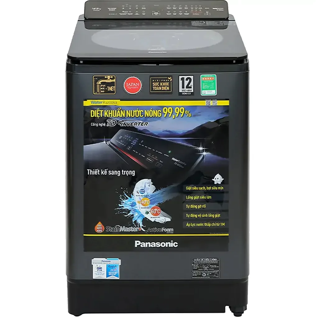 Máy giặt Panasonic Inverter 12.5 kg NA-FD125V1BV – ảnh 2