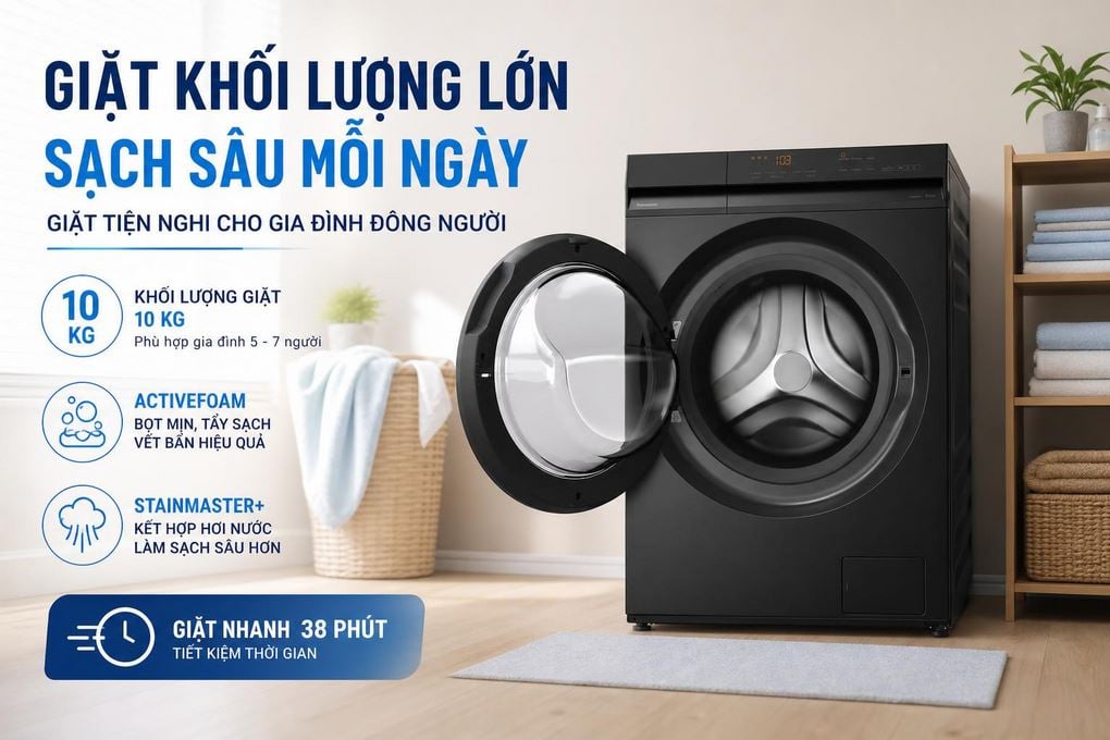 Máy giặt Panasonic NA-20VDG1BVT - chi tiết Máy giặt Panasonic NA-20VDG1BVT - chi tiết