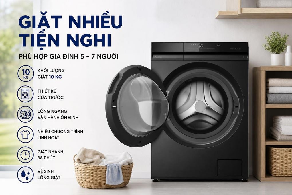 Máy giặt Panasonic NA-20VDR1BVT Máy giặt Panasonic NA-20VDR1BVT
