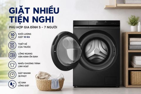 Máy giặt Panasonic Inverter 10 Kg NA-20VDR1BVT