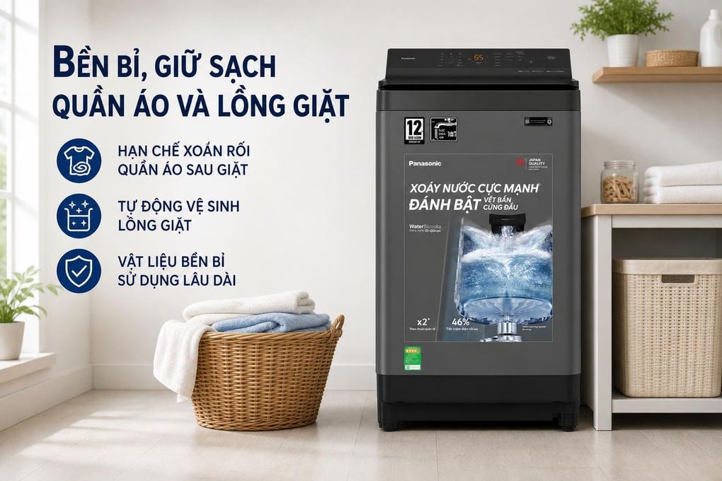 Công nghệ trên máy giặt Panasonic NA-FJ100X1DV Công nghệ trên máy giặt Panasonic NA-FJ100X1DV