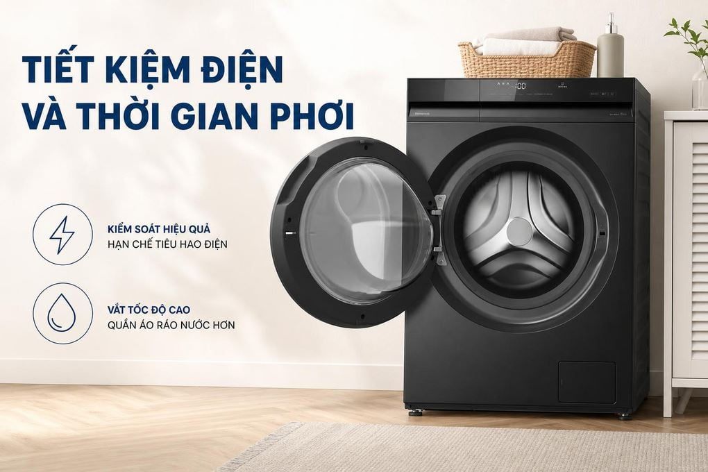 Máy giặt Panasonic Inverter 11 Kg NA-22VDR1BVT