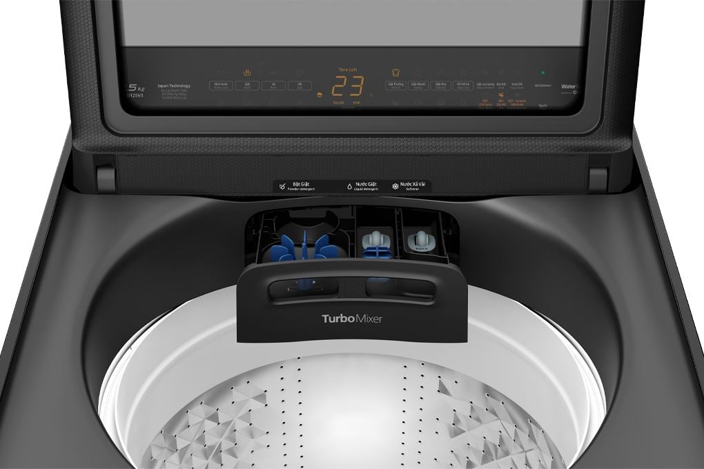 Máy giặt Panasonic NA-FD165V3BV - bảng điều khiển và tiện ích Máy giặt Panasonic NA-FD165V3BV - bảng điều khiển và tiện ích