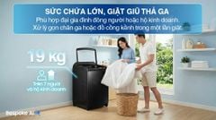 Máy giặt Samsung Inverter 19 kg WA80F19B9BSV ảnh 2