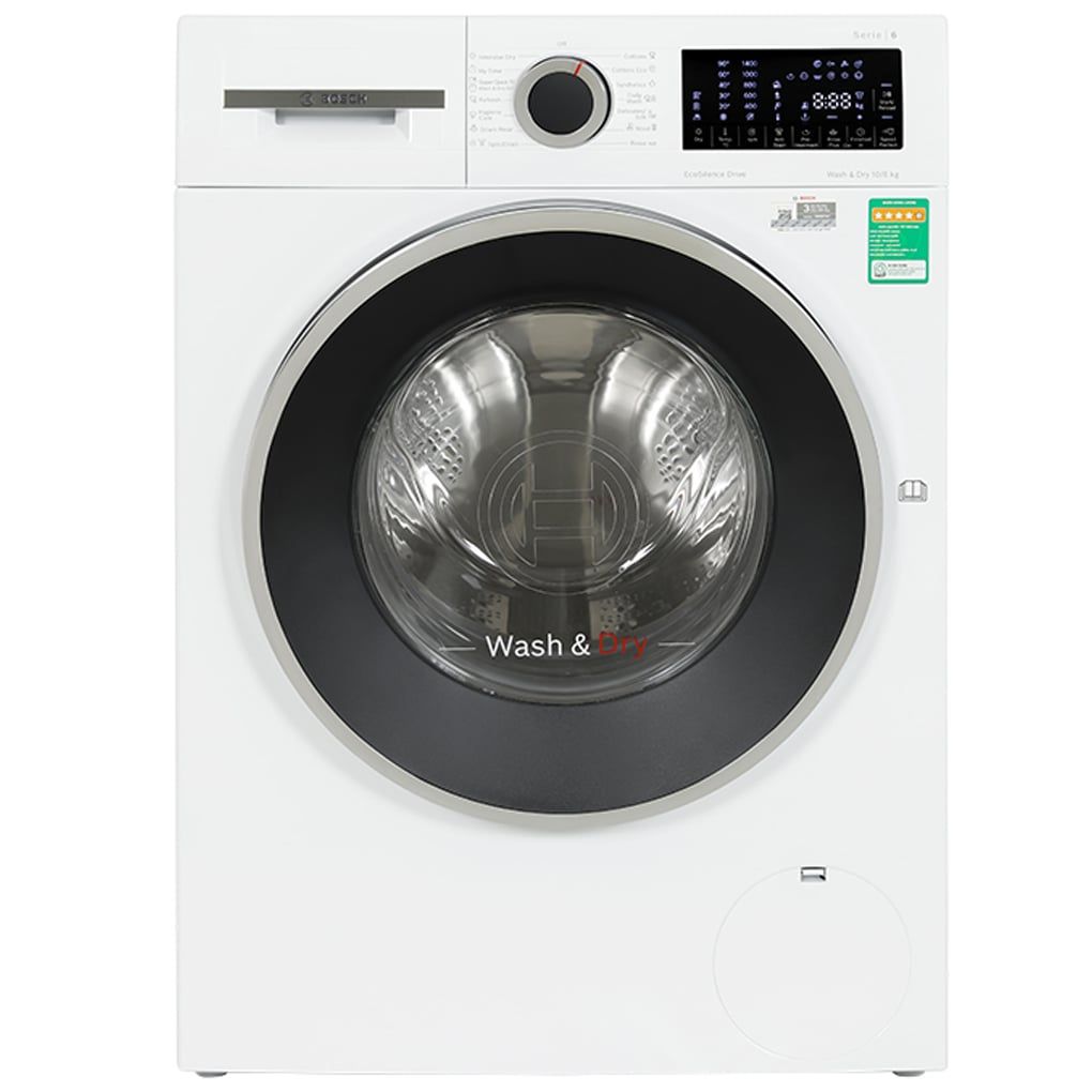 Máy giặt sấy Bosch 10/6 kg WNA254U0SG Series 6