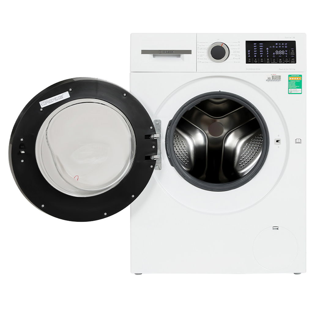 Máy giặt Bosch WNA254U0SG sấy 10/6 kg Series 6 trong không gian sống