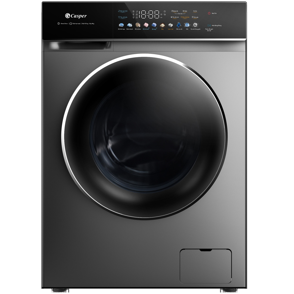 Máy giặt sấy Casper Inverter 11.5/8 kg WF-P115VGT11