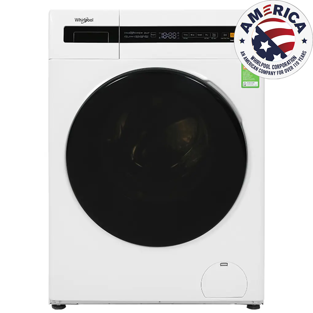 Máy giặt sấy Whirlpool Inverter 10.5/7 kg WWEB10702FW