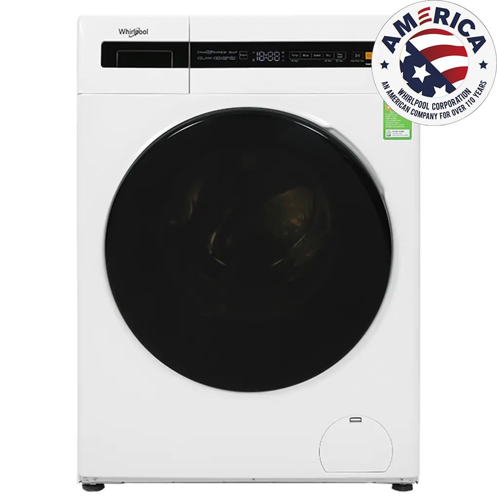 Máy giặt sấy Whirlpool Inverter 10.5/7 kg WWEB10702FW