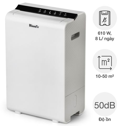 Máy hút ẩm kèm lọc không khí Wood’s WDD90