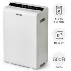 Máy hút ẩm kèm lọc không khí Wood’s WDD90