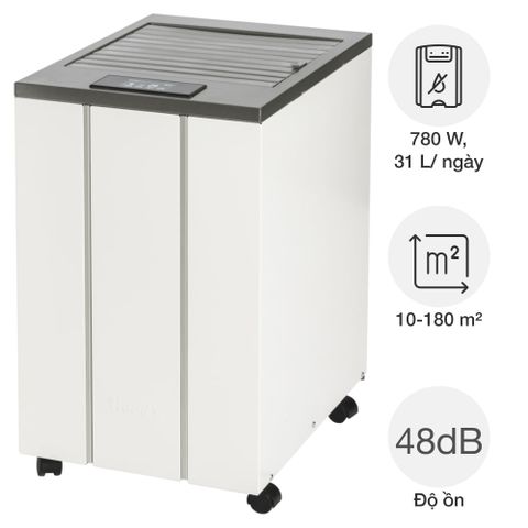Máy hút ẩm kèm lọc không khí Wood’s LD48Pro+