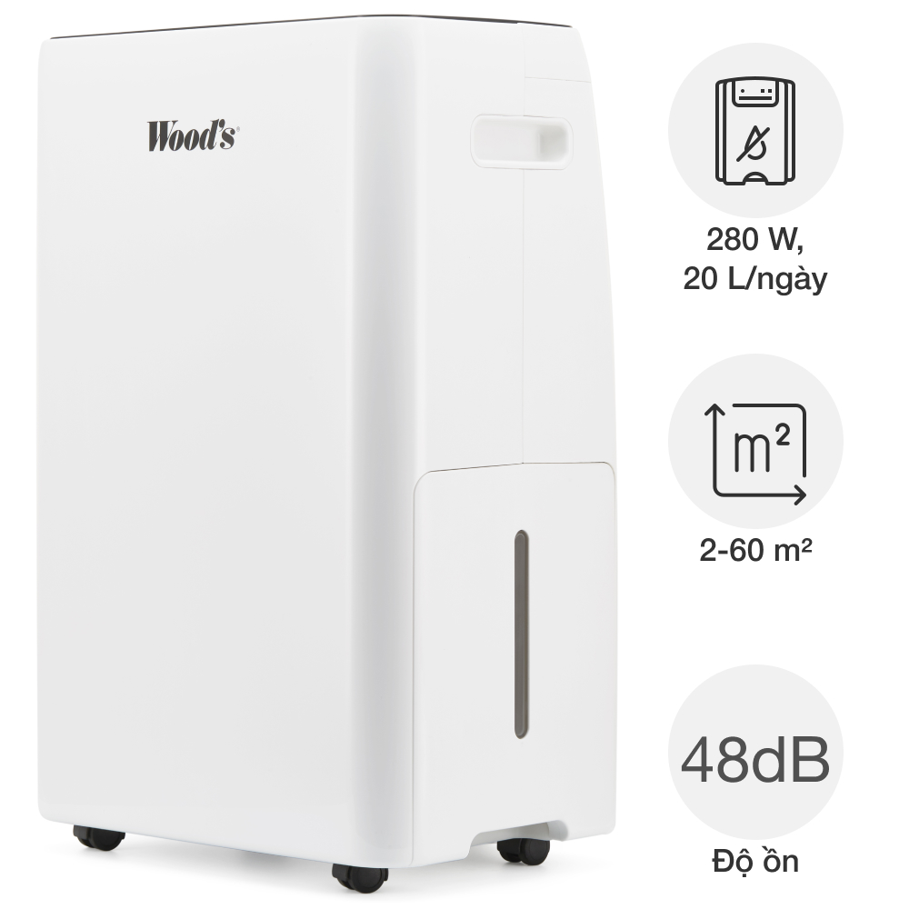 Máy hút ẩm Wood’s MRD20