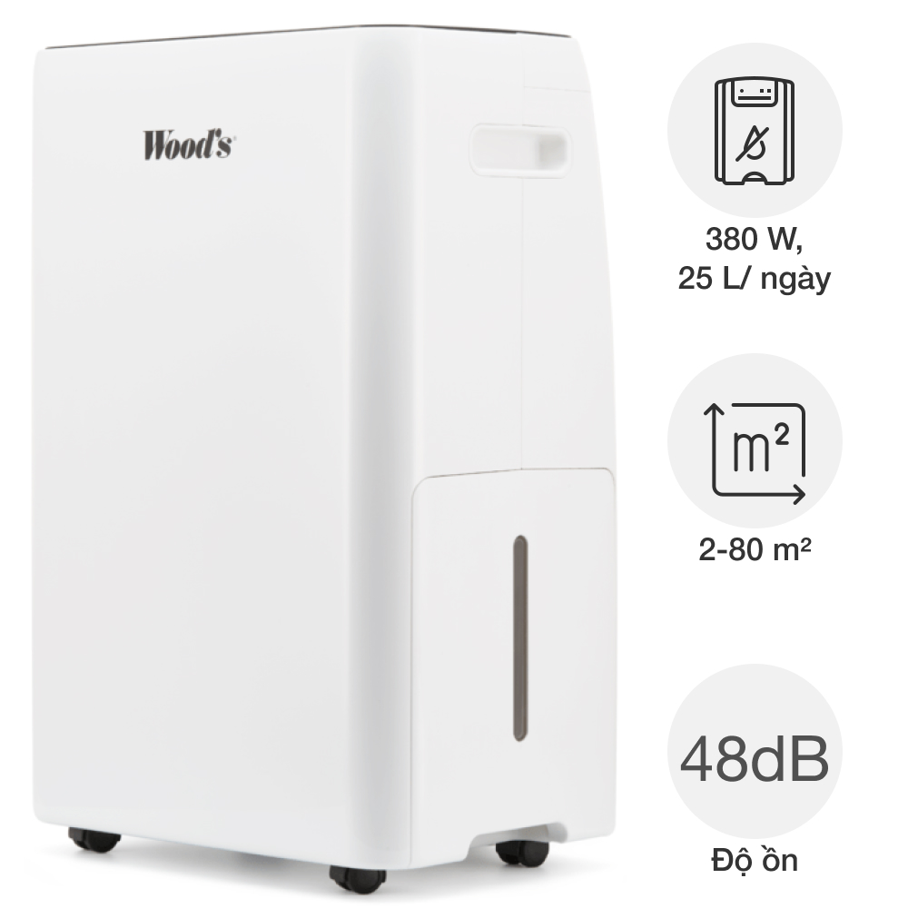 Máy hút ẩm Wood’s MRD25G