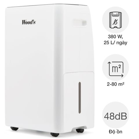 Máy hút ẩm Wood’s MRD25GW Wifi