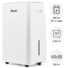 Máy hút ẩm Wood’s MRD25GW Wifi