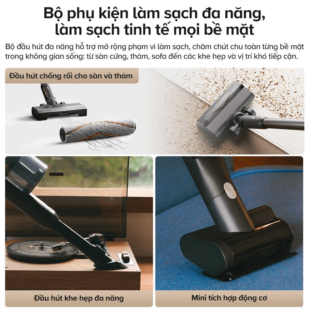 Máy hút bụi cầm tay Roborock H60 Ultra Đen – ảnh 5