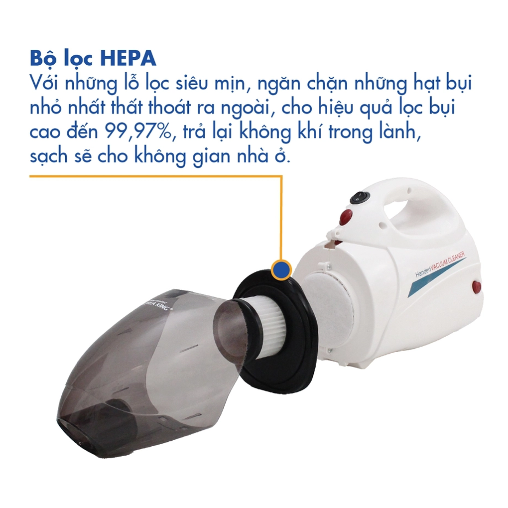 Máy hút bụi cầm tay Korea King PDG-666 – ảnh 4