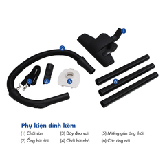 Máy hút bụi cầm tay Korea King PDG-666 ảnh 7