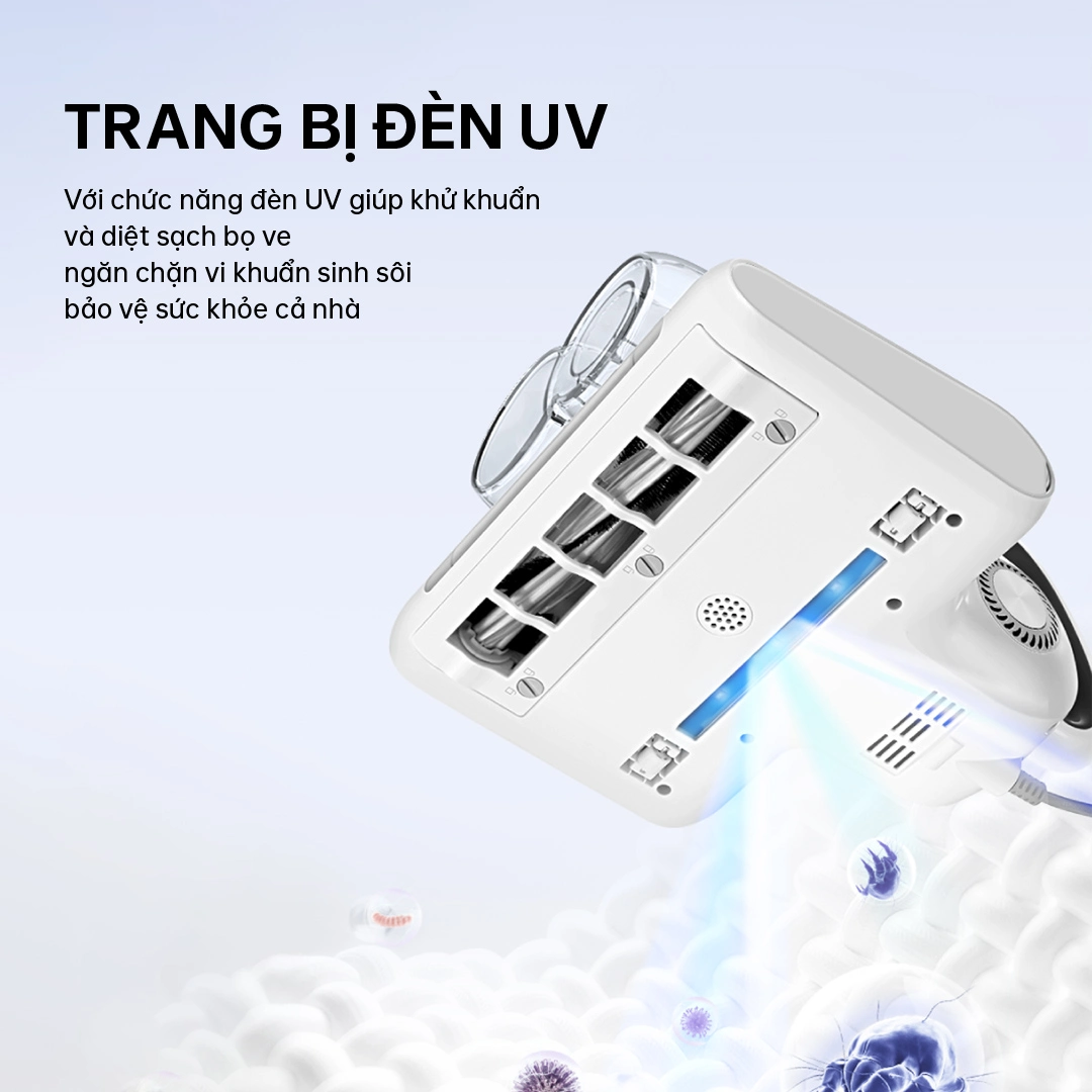 Máy hút bụi đệm giường cầm tay AQUA AQS-CMP105R(W)-VN – ảnh 6