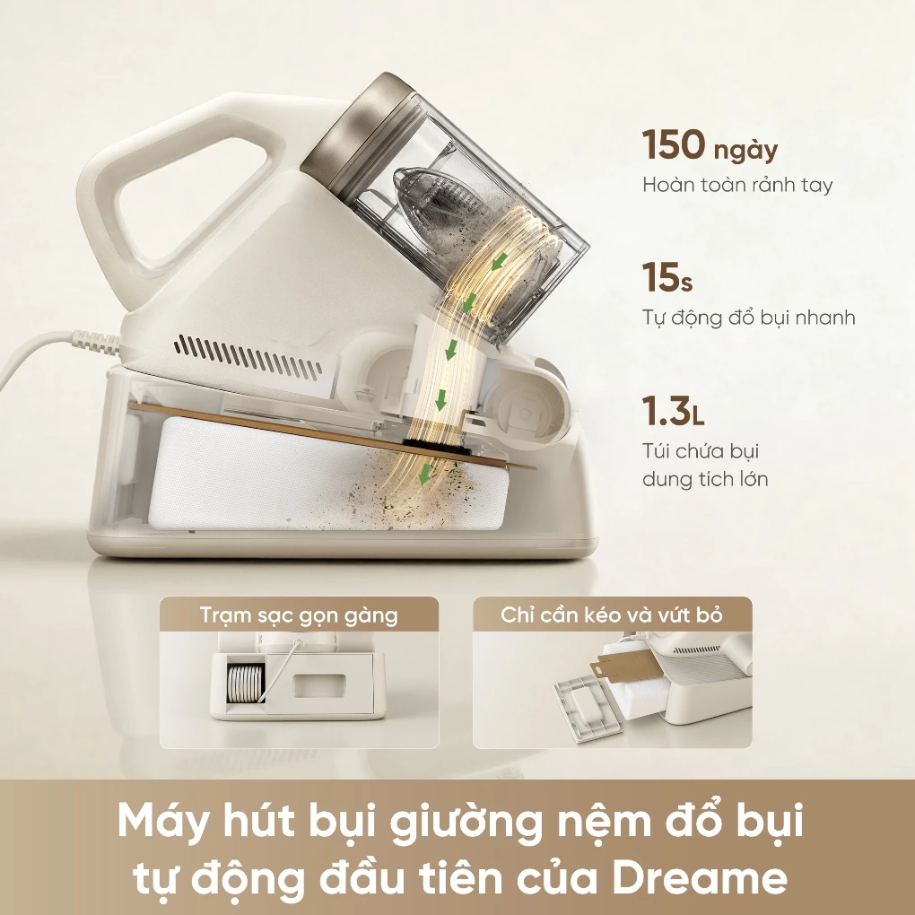 Máy hút bụi ga giường Dreame D20 Aura – ảnh 6